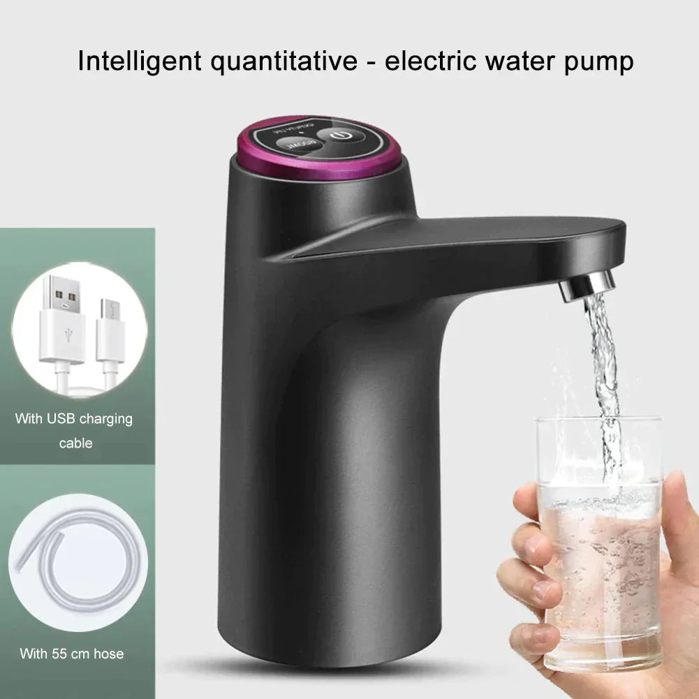 USB Rechargeable Electric Water Pump for Bottled Water