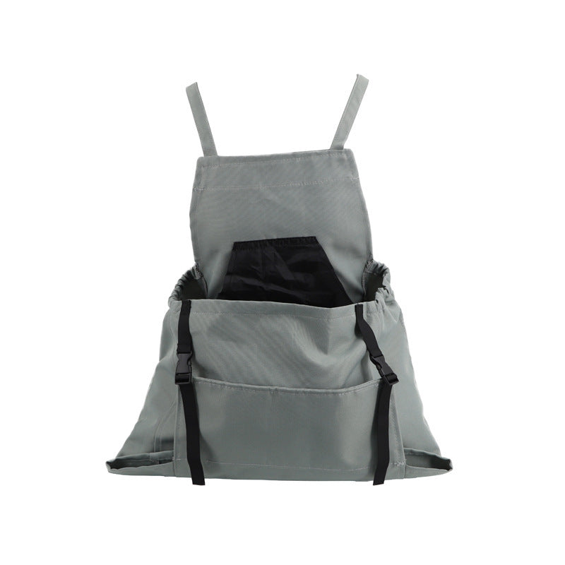 Adjustable Waist Garden Apron with Cross Back Straps and Oxford Material