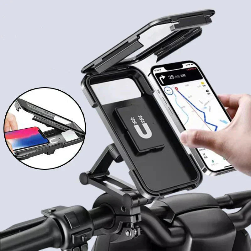 Wireless Charging Bicycle Phone Mount – Waterproof Design