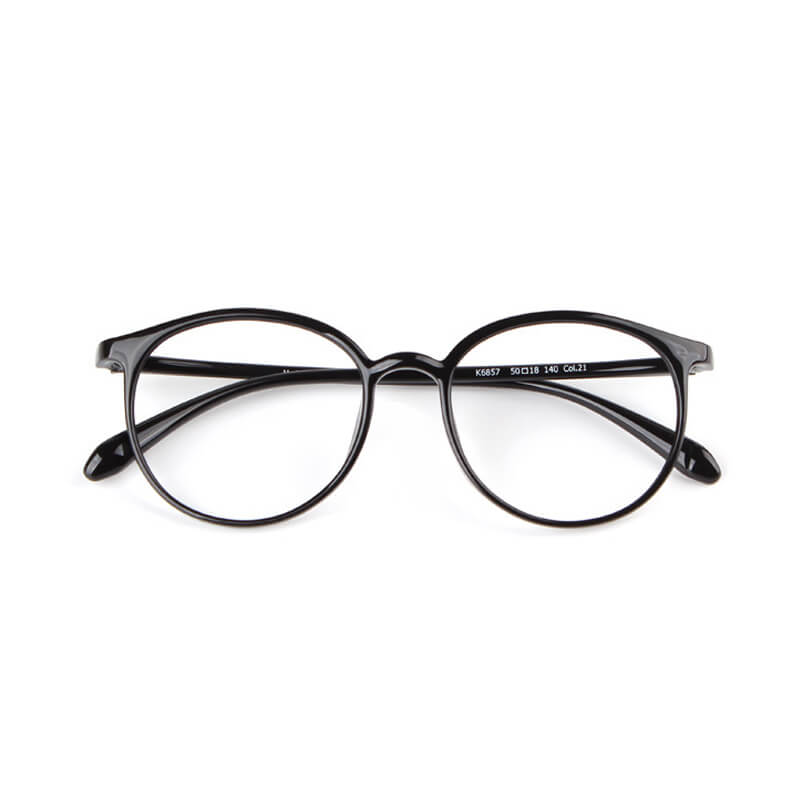 Comfortable Round Glasses with Blue Light Filtering for Screen Use
