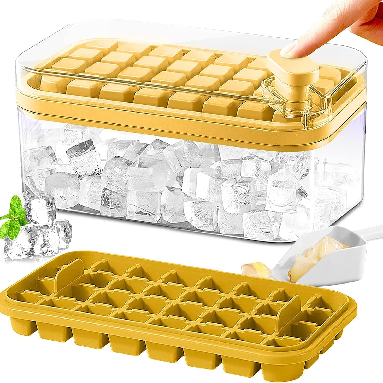 Ice Tray Set with Lid and Storage Box