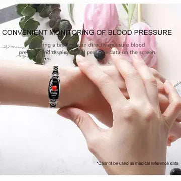 Smart Fitness Tracker with Heart Rate and Blood Pressure Monitor for Women