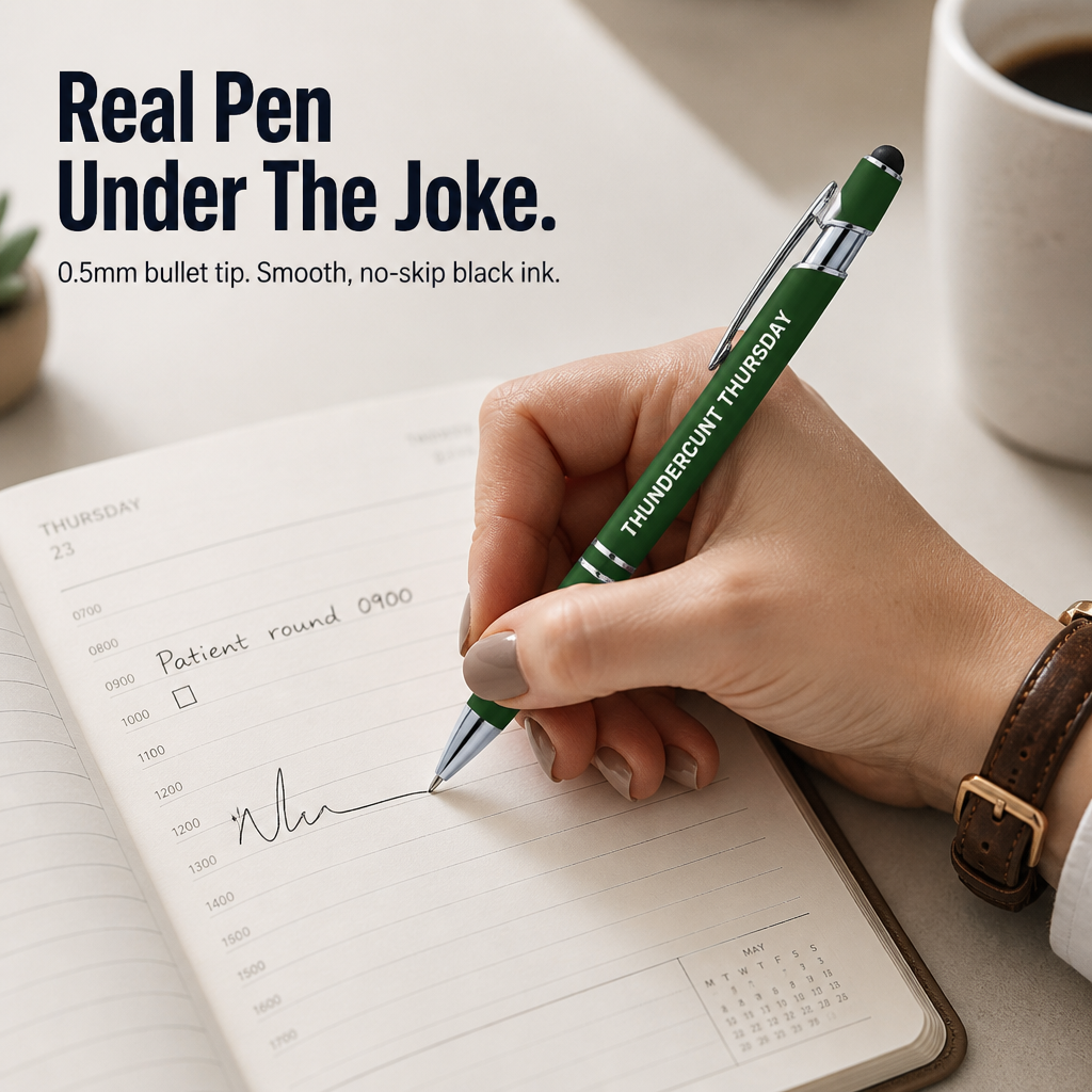 QuipQuirk™ — Express Yourself All Week with 7 Pens That Speak Your Mind
