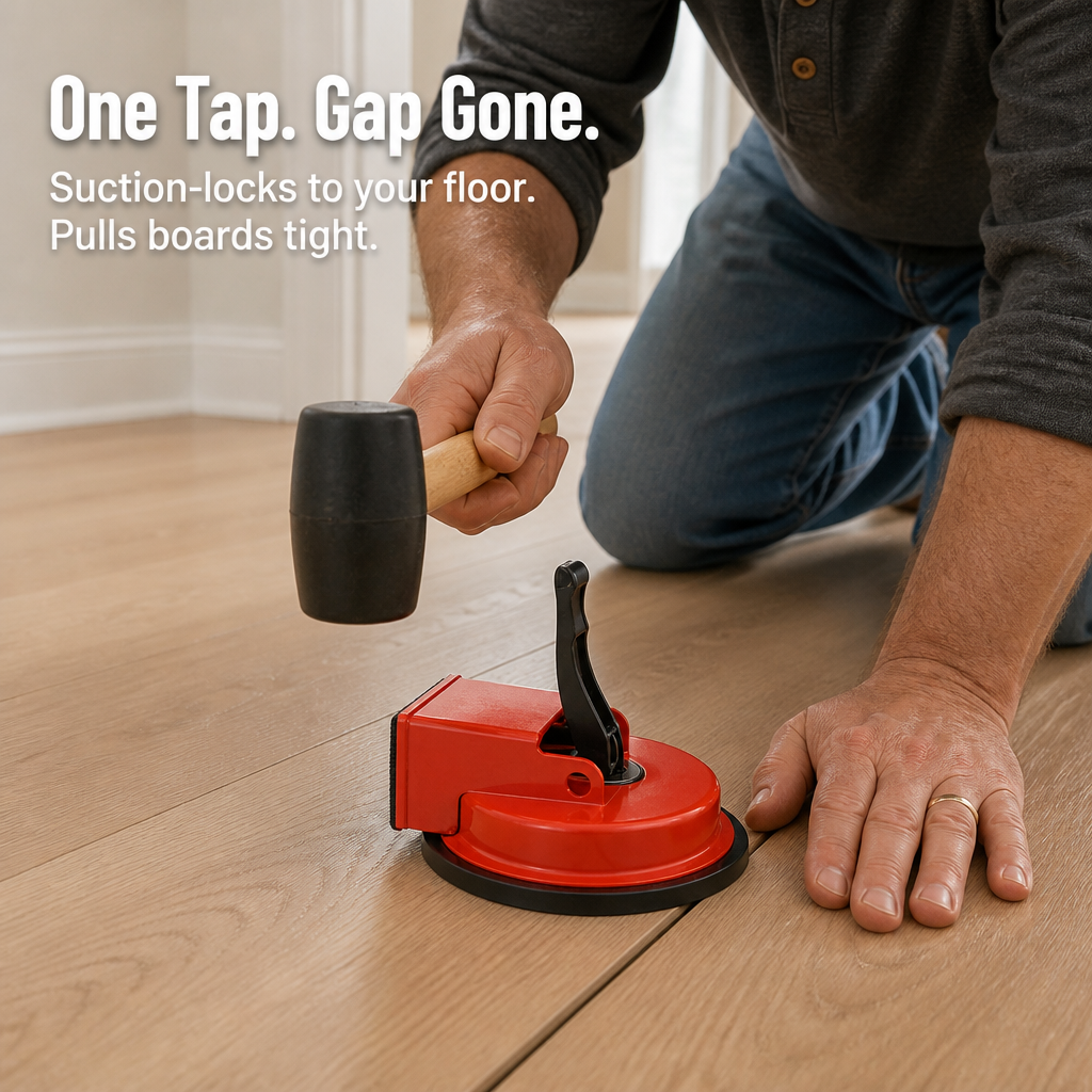 FloorMate™ — Draw Floorboards Firm and Eliminate Every Gap Without Hurting a Plank