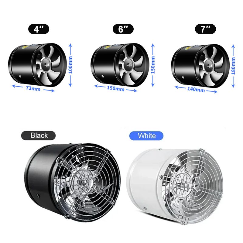 Metal Housing Duct Fan – Powerful and Silent Operation