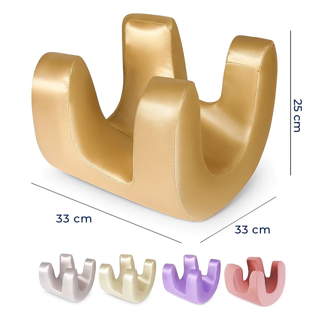 Cooling Memory Foam Contour Pillow for Skin Care and Wrinkle Reduction