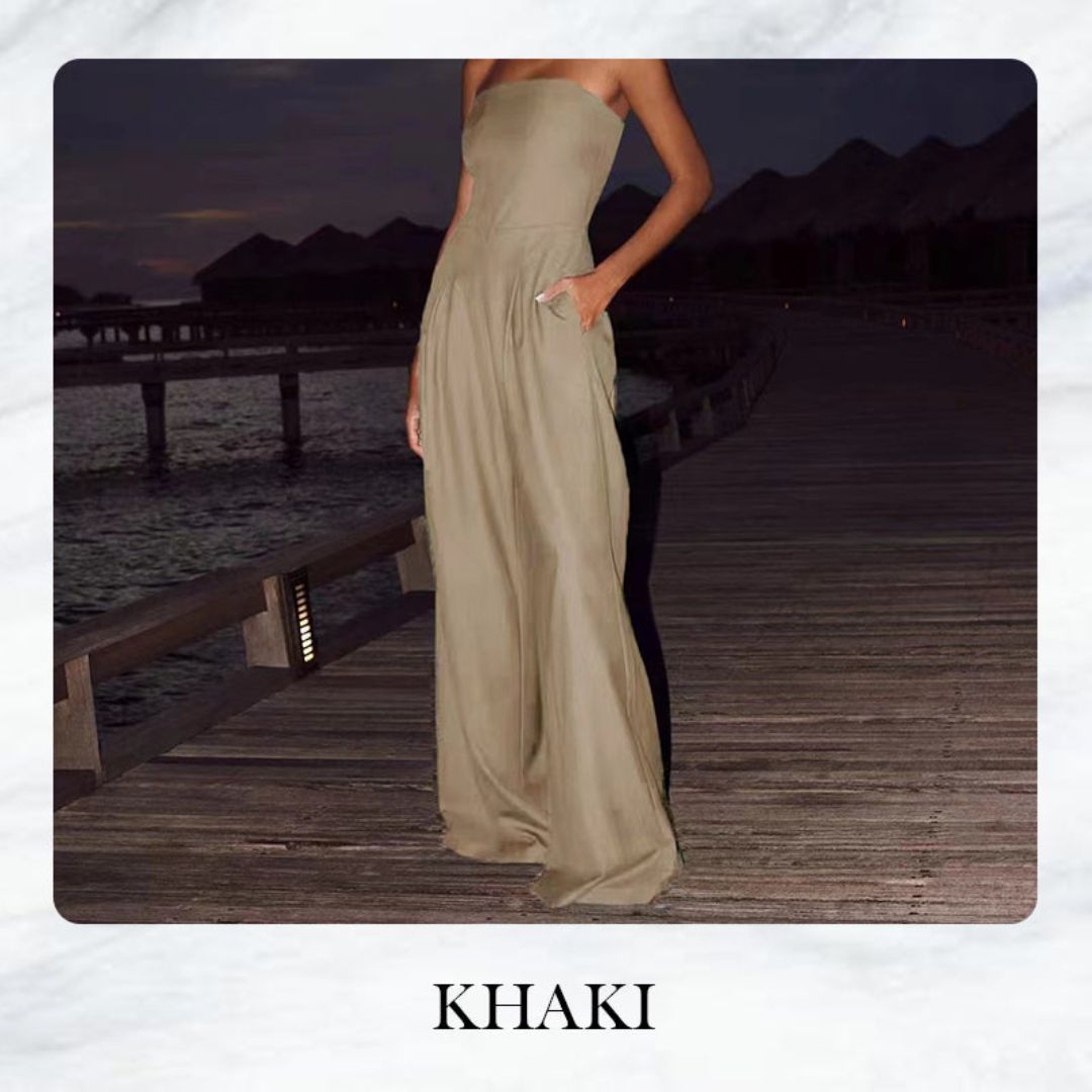 SerenLuxe™ Strapless Jumpsuit — Command Every Occasion with Effortless Elegance and Confidence