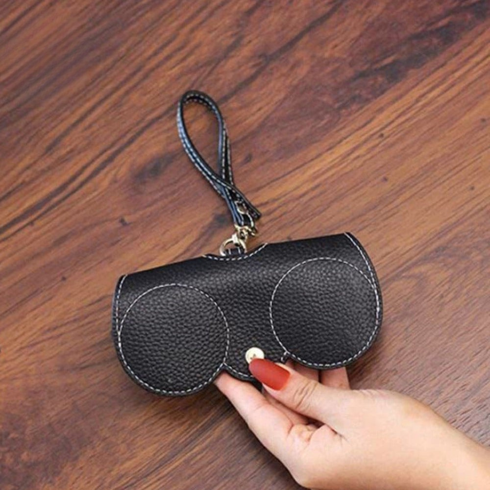 Bow Design PU Leather Eyewear Case