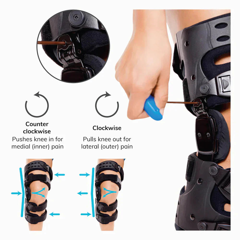Adjustable Knee Support for Osteoarthritis – Symmetrical Pain Relief