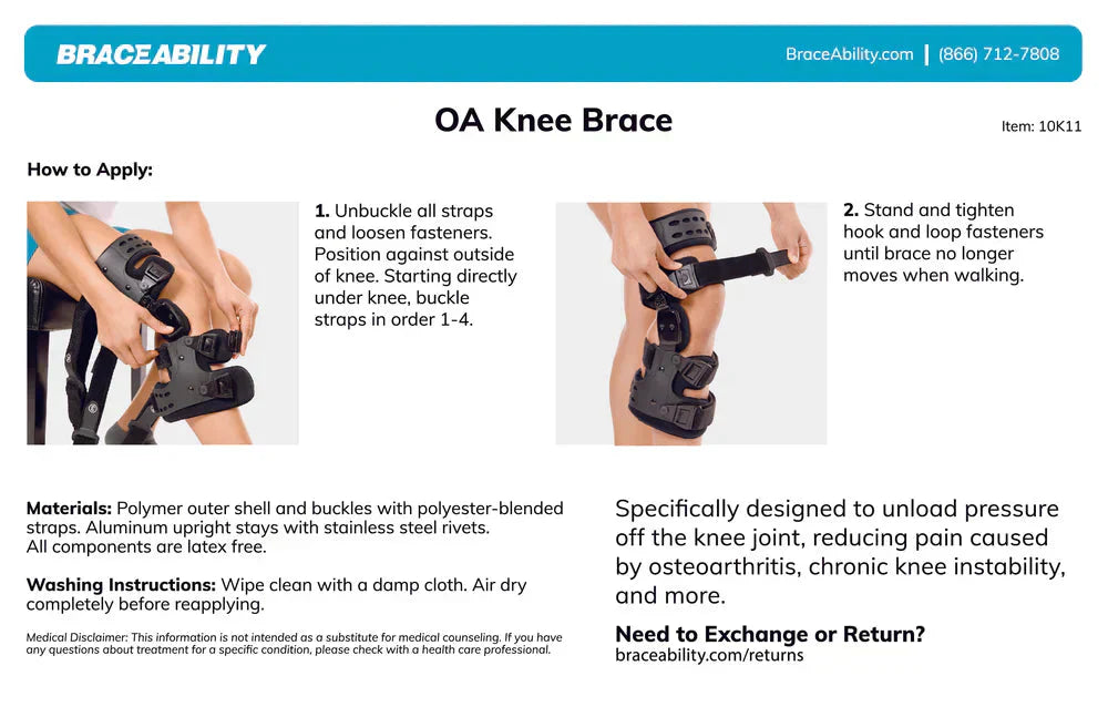 Adjustable Knee Support for Osteoarthritis – Symmetrical Pain Relief