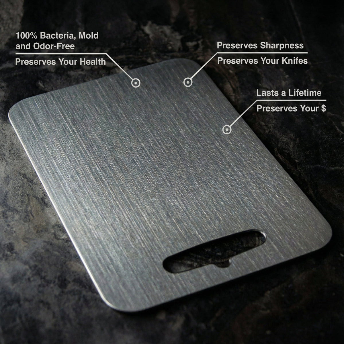 Titanium Coated Cutting Board – Durable, Non-Porous & Easy to Clean