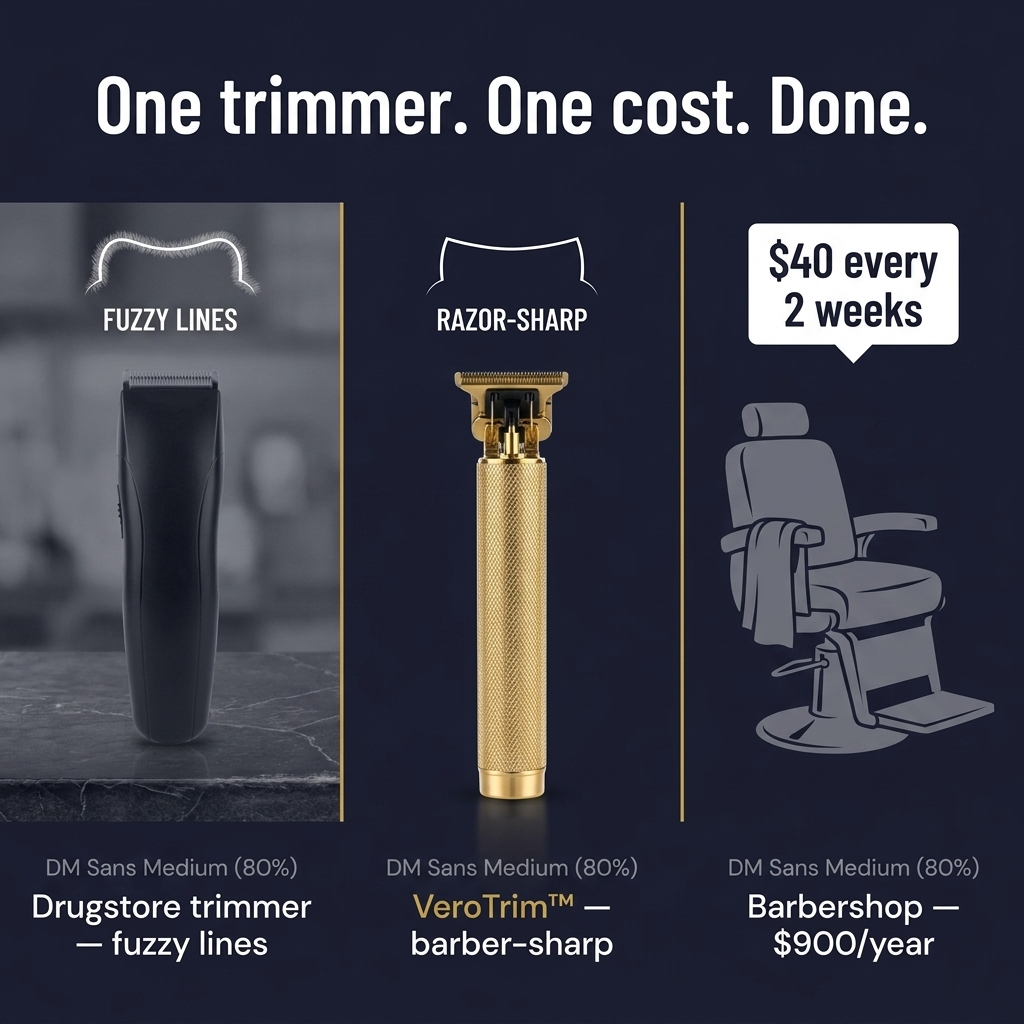VeroTrim™ — Slice Barber-Sharp Edges at Home and Dodge the $40 Salon Trip