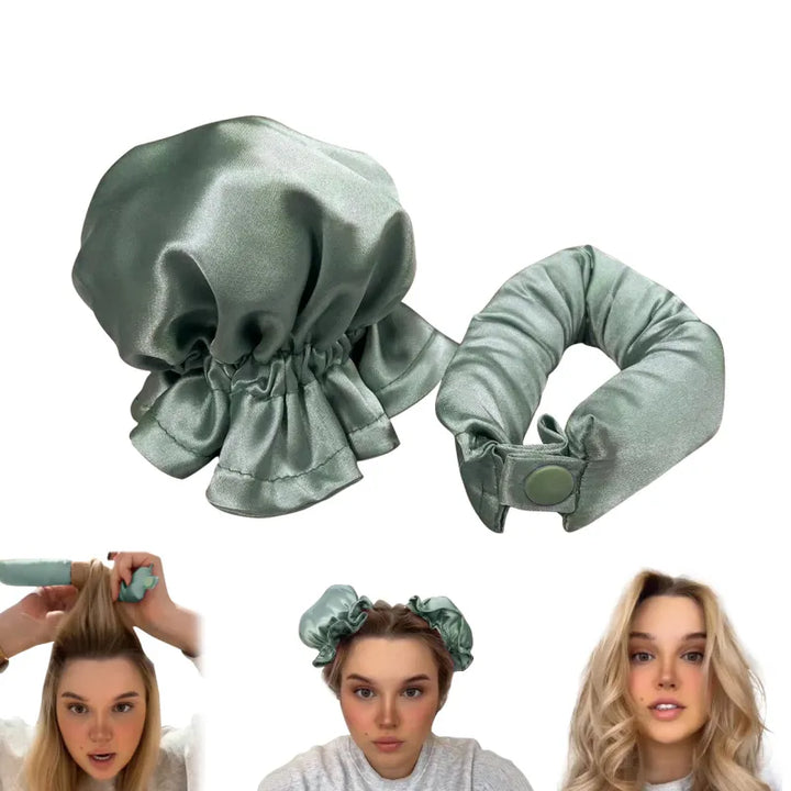 Silk Fabric Curling Rollers for Heatless Overnight Curls