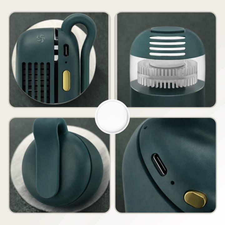Portable Clip Fan with 360° Airflow – Silent Operation