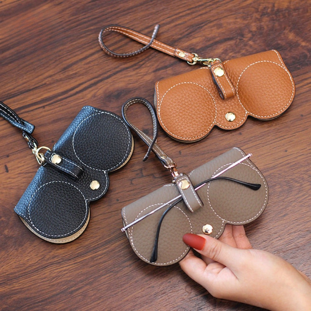 Bow Design PU Leather Eyewear Case