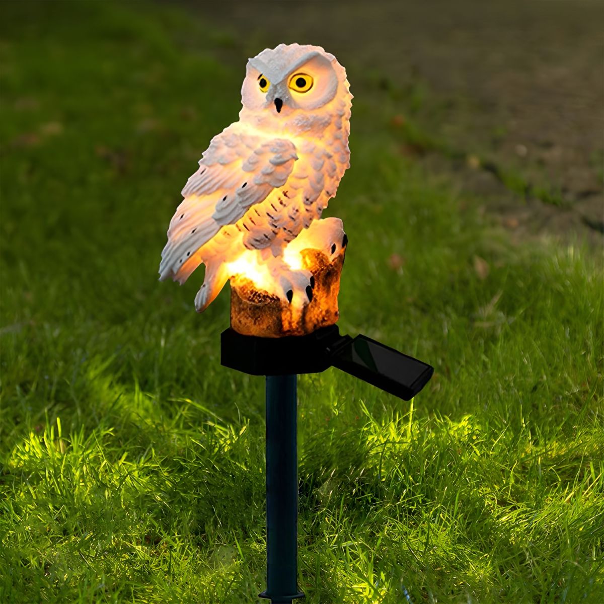 LED Garden and Terrace Owl Solar Light Decoration
