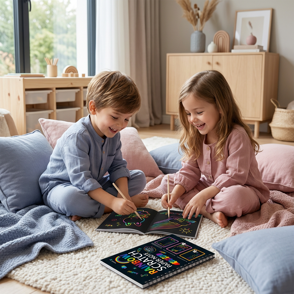 ChromaticBurst™ — Ignite Joy and Focus with Every Colorful Scratch
