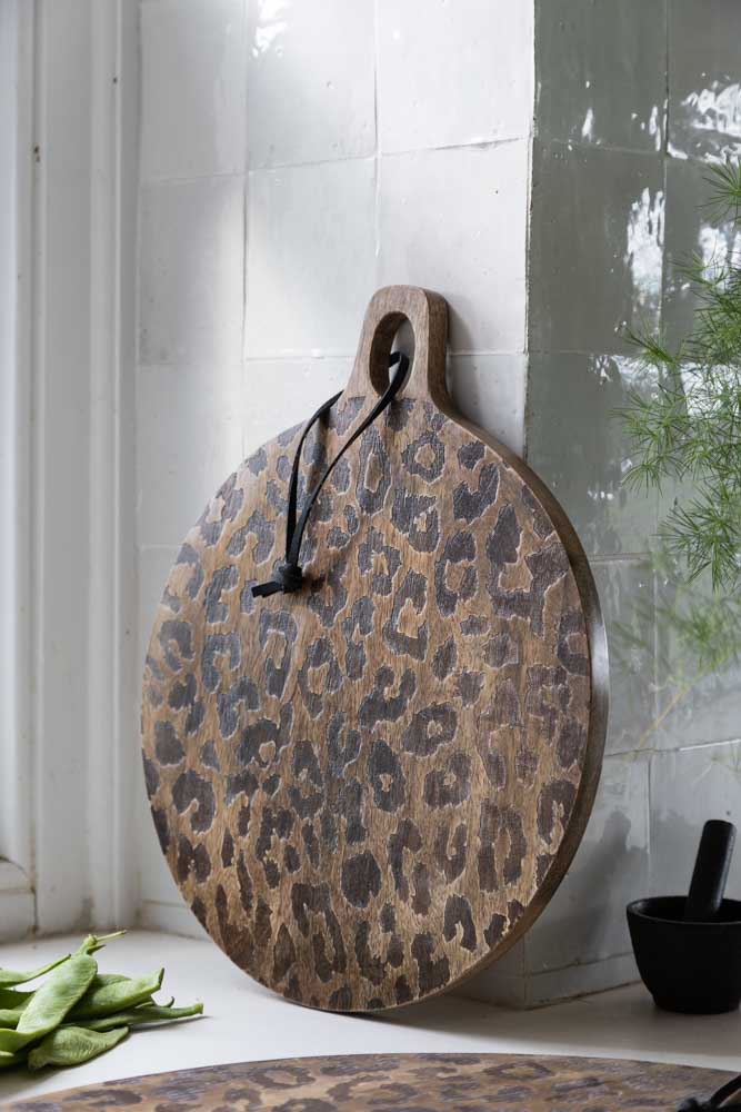 Scandinavian Style Wooden Serving Board Set - Round & Square Sapele