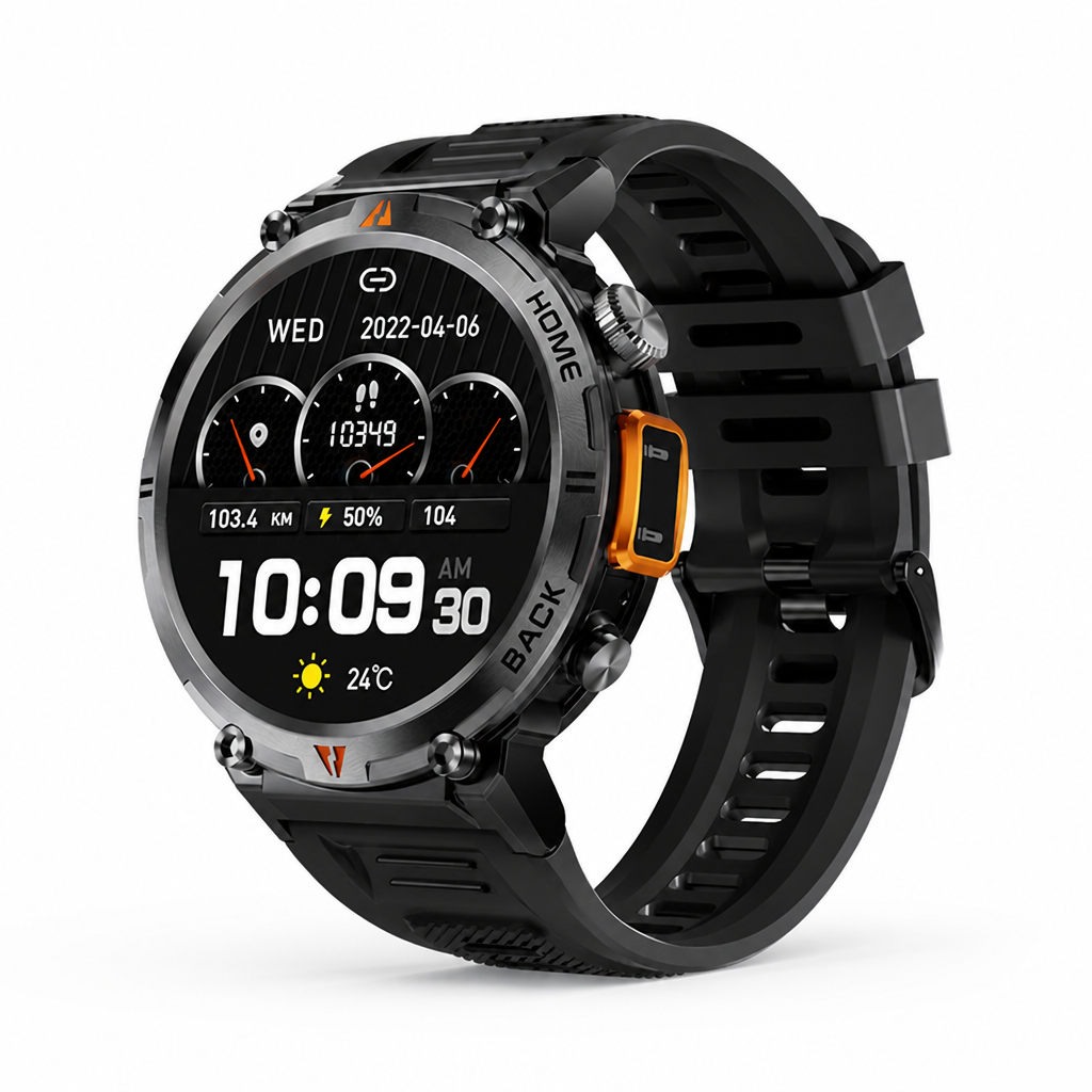 1.45in Touchscreen Call-Enabled Silicone Smartwatch (iOS & Android Compatible)