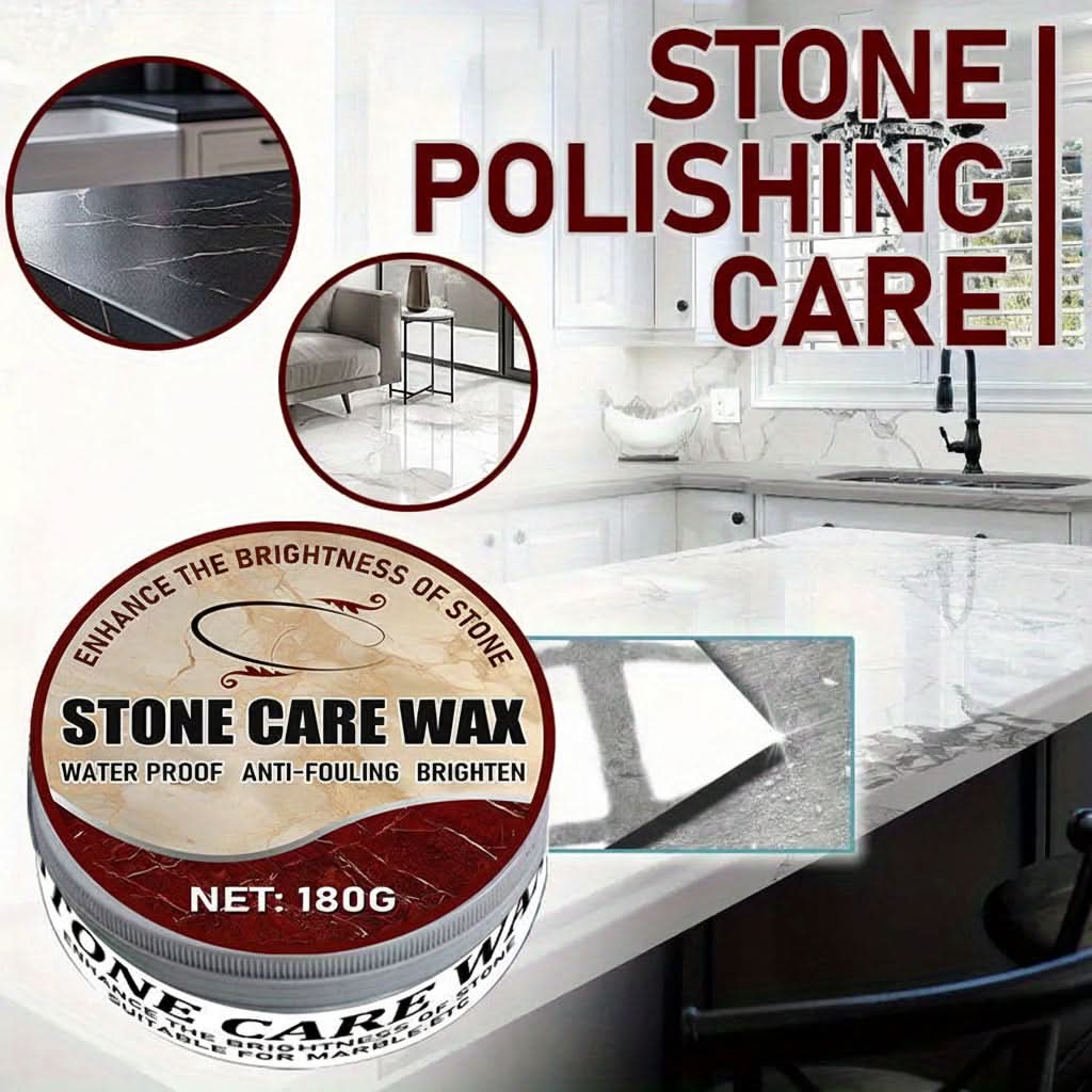 Marble Polish Wax and Stone Shine Cream for a Lustrous Finish
