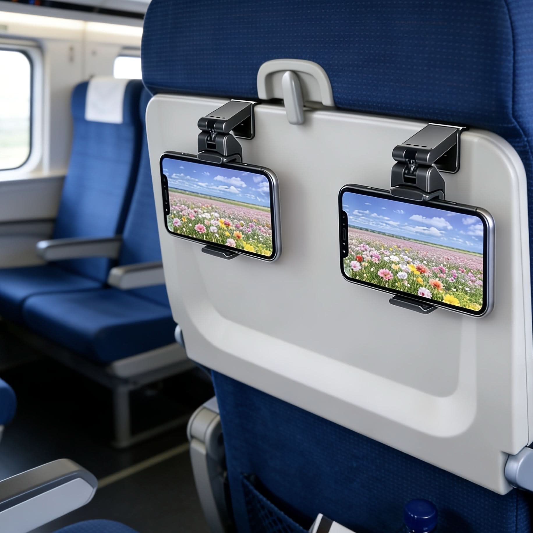 360° Travel Phone Holder for Comfort on Airplanes