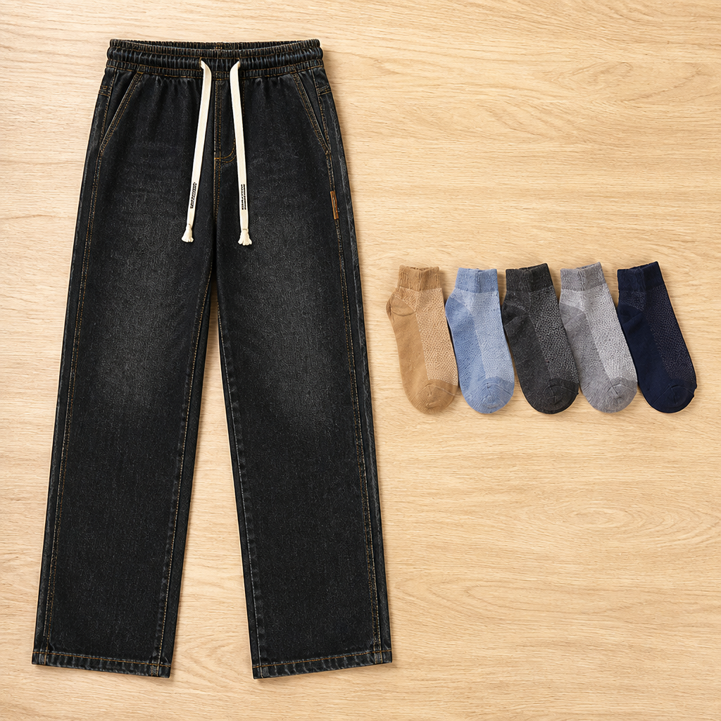 Drayven™ Men's Loose Straight Jeans — Move Freely All Day with Effortless Confidence and Sharp Style