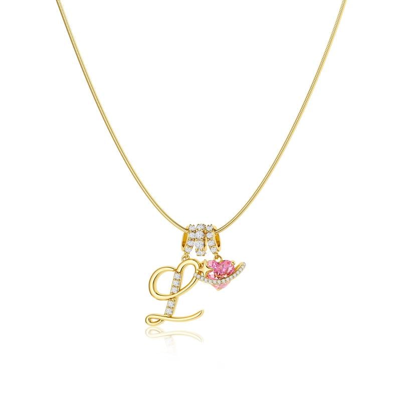 LuminaCharm™ 3-Layer Initial Pendant Necklace — Carry Your Unique Story with Effortless Glam and Confidence