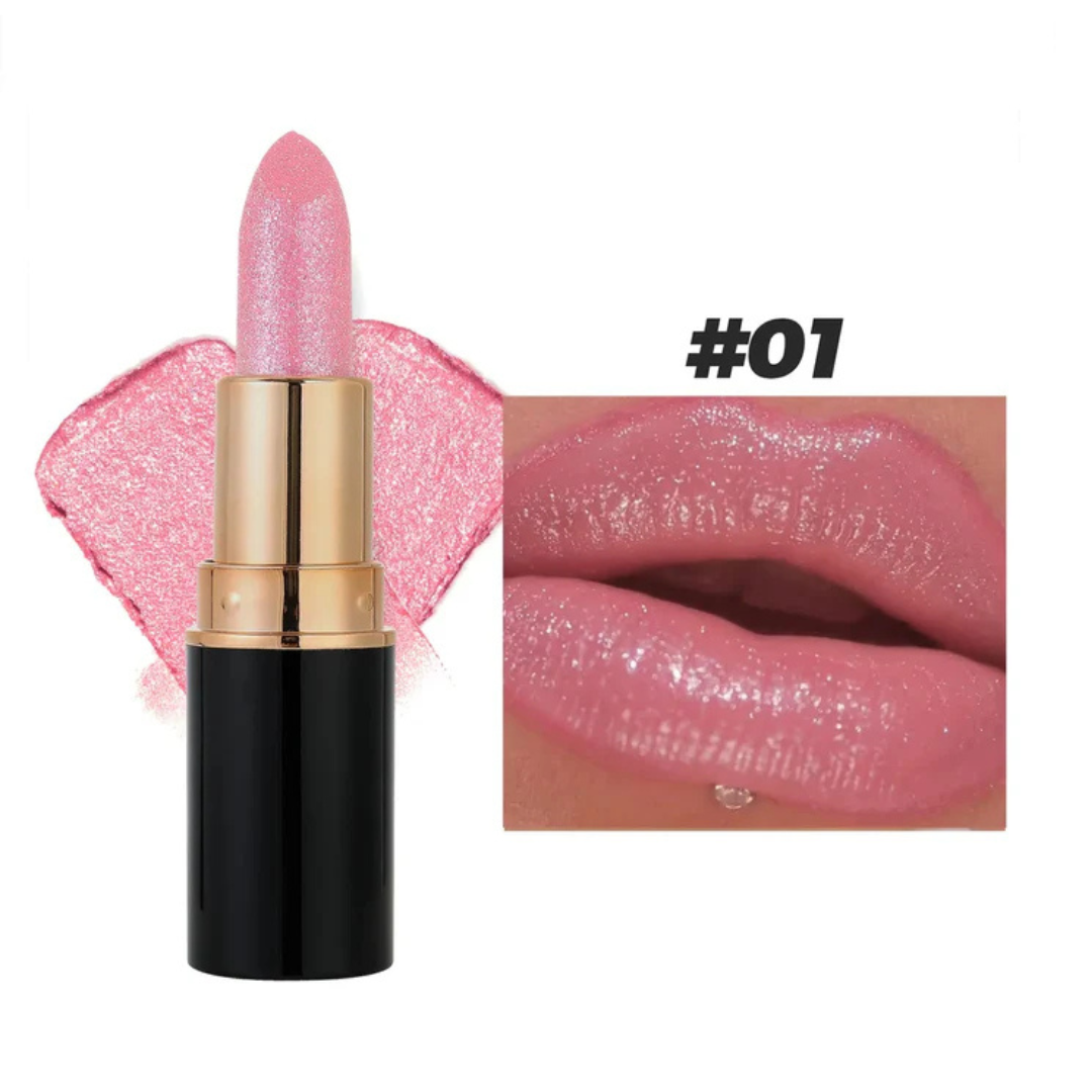LustraShine™ Metallic Lipstick — Captivate with Unstoppable Shine and Softness All Day Long