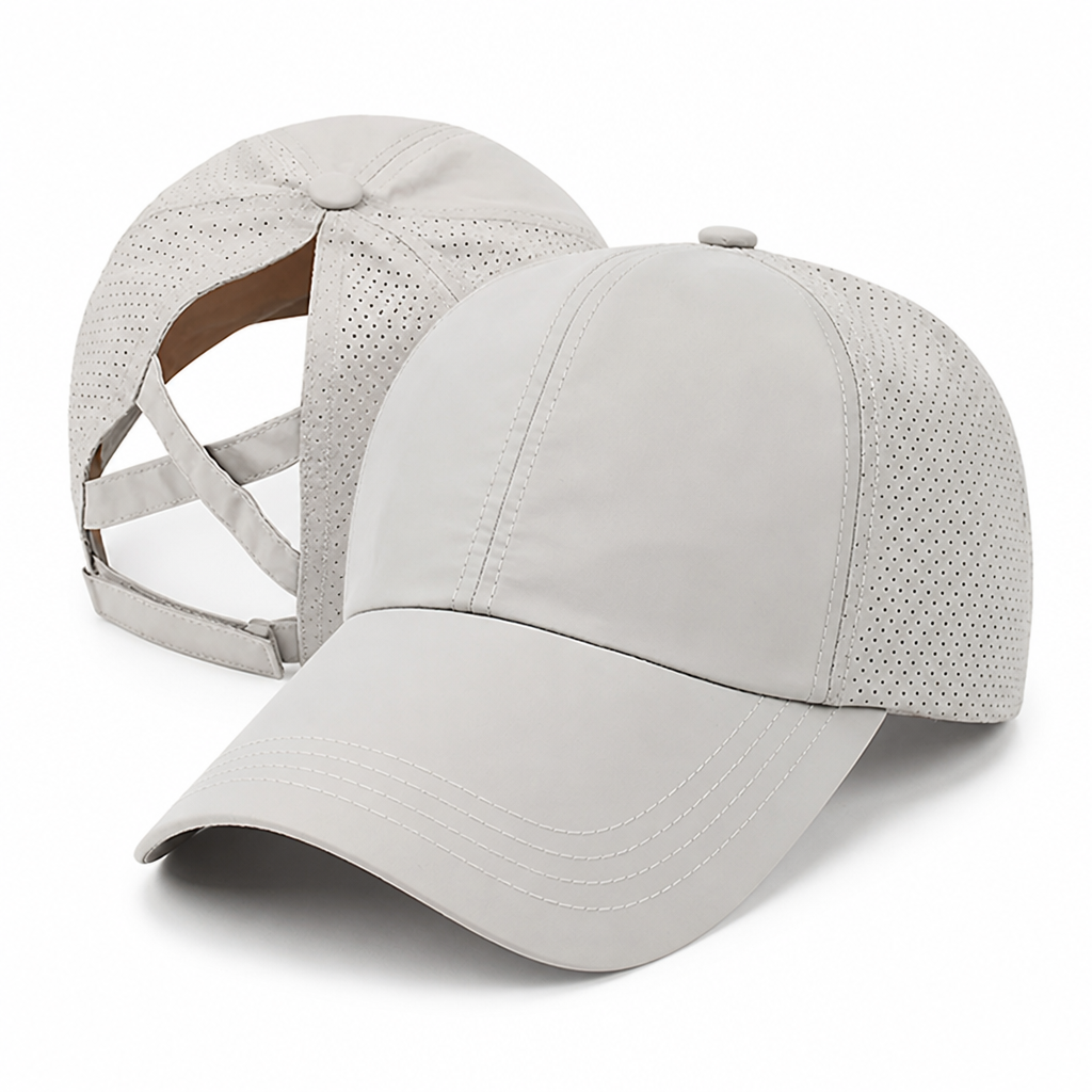 Breathable Mesh Quick-Drying Baseball Cap (Ponytail Opening)