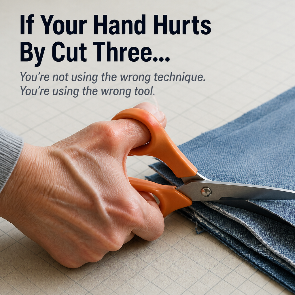 LuminaShear™ — Slice Through Fabric, Leather & Cardboard Without Straining Your Hands