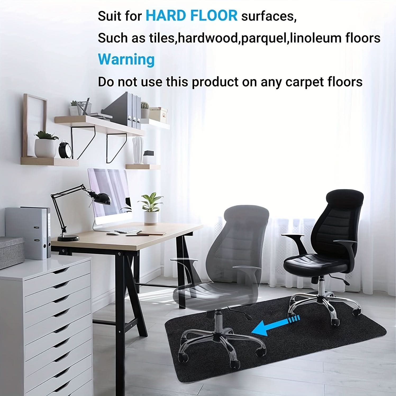 Chair Mat for Office and Hardwood Floors – Durable Floor Protector