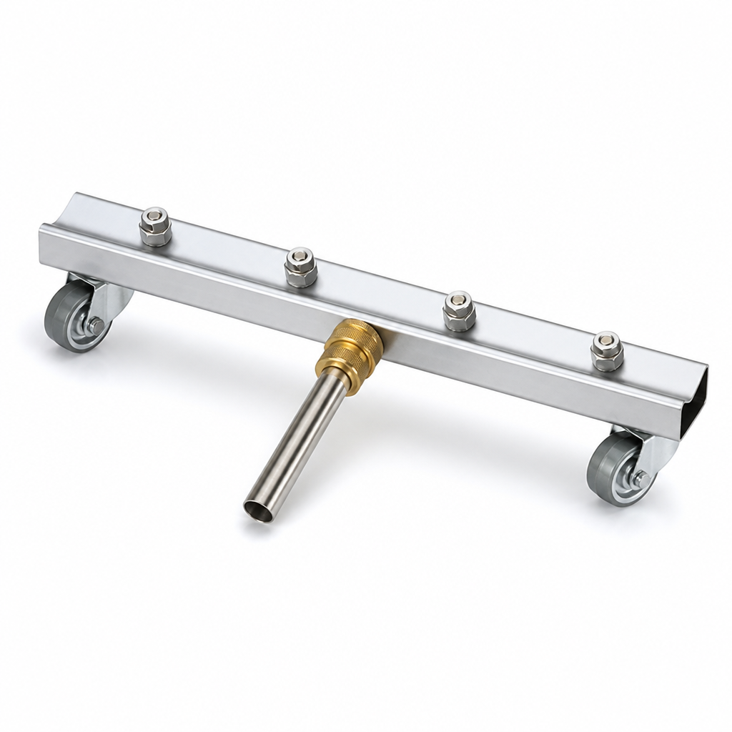 High-Pressure Stainless Steel Undercarriage Cleaner (4 Nozzles)