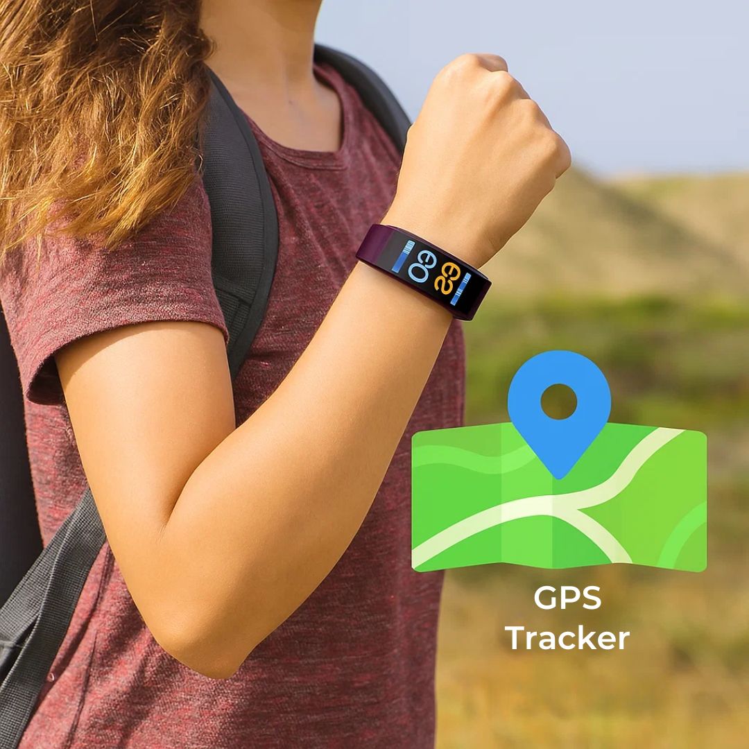 Wristband for Seniors with Fall Detection – Fitness Tracker