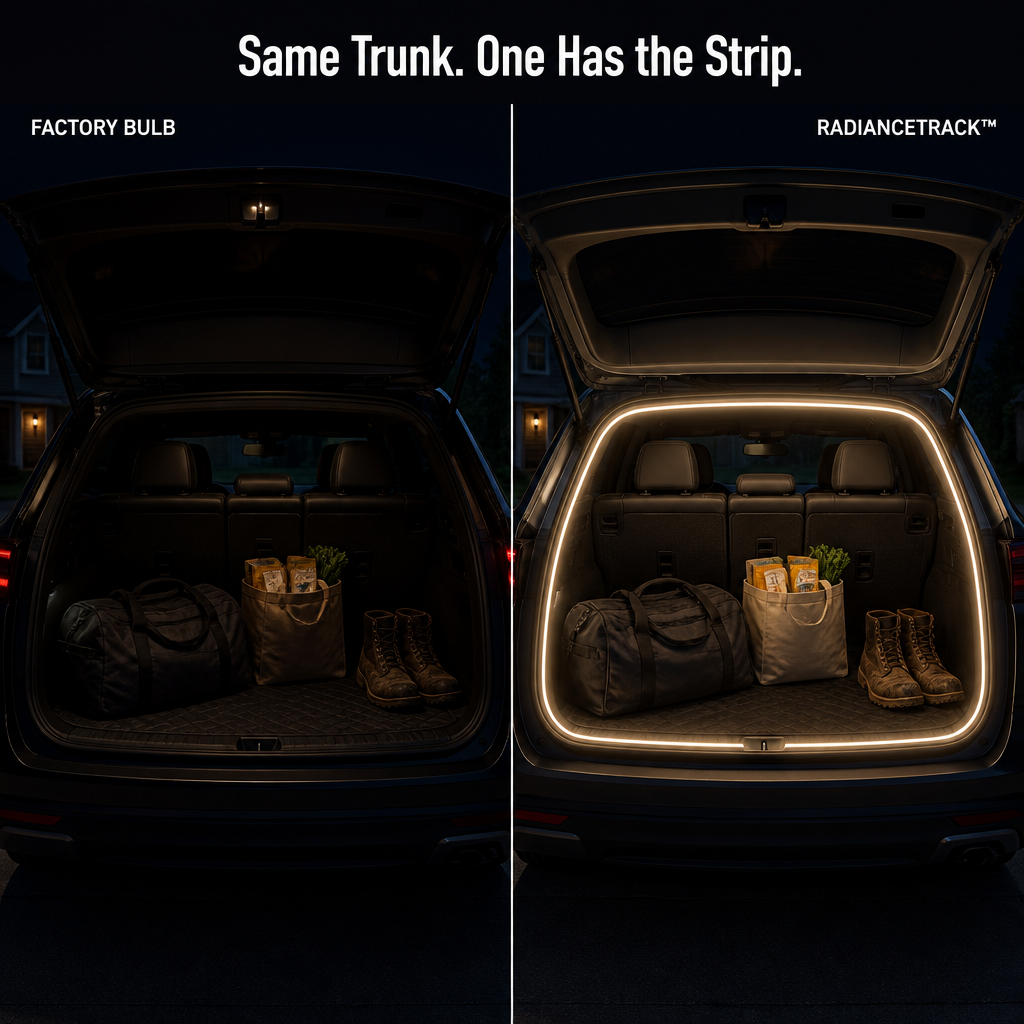 RadianceTrack™ — Lights Up Your Trunk Automatically Each Time You Open It
