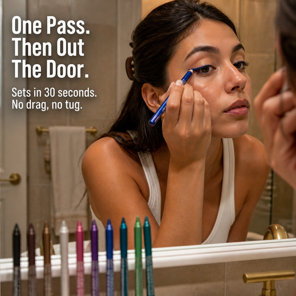 PrismFlo™ — Apply 10 Vibrant Eye Shades That Stay Put Until Taken Off
