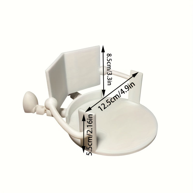 Adjustable Resin Arm Toilet Paper Dispenser