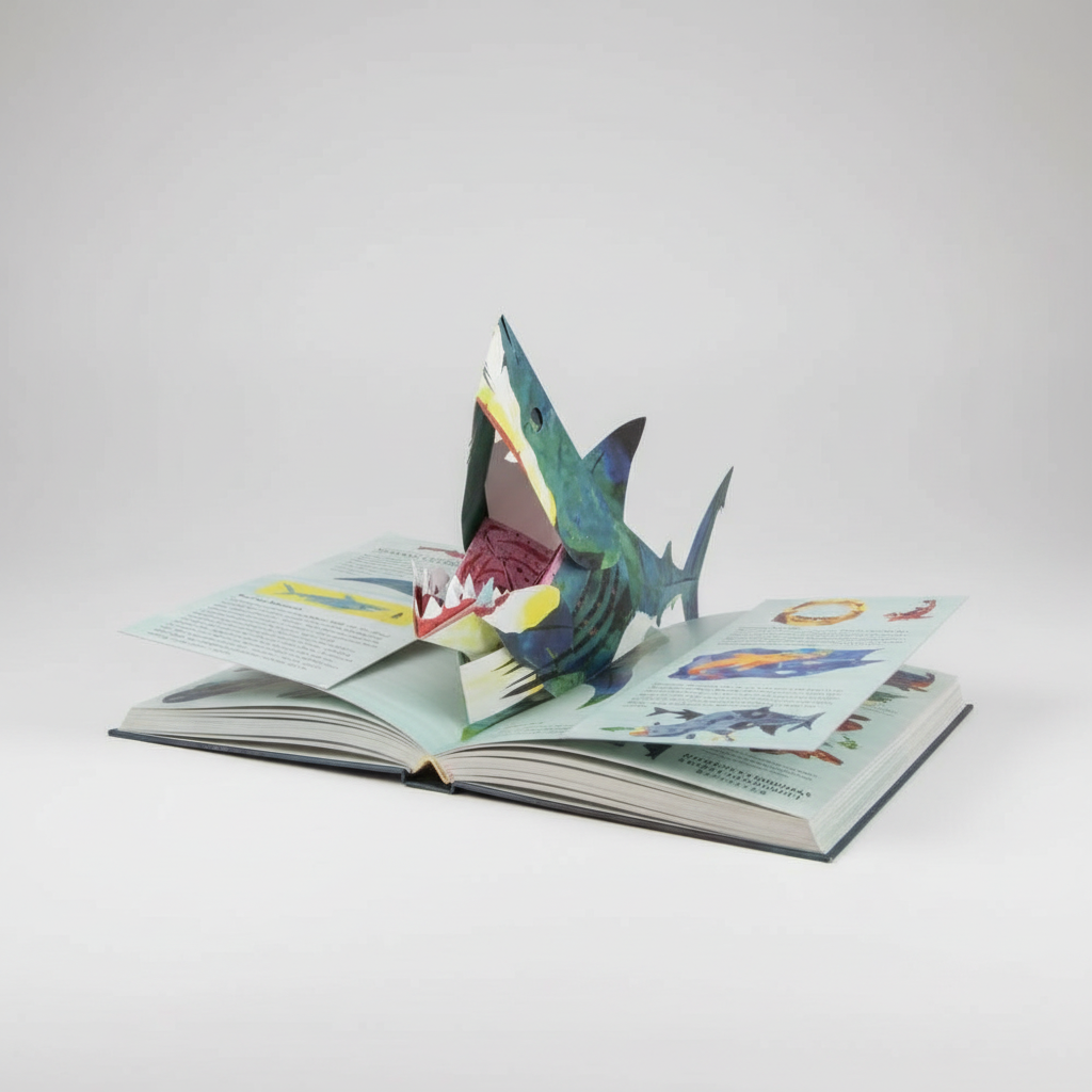 Interactive 3D Pop-Up Jurassic Storybook for Children