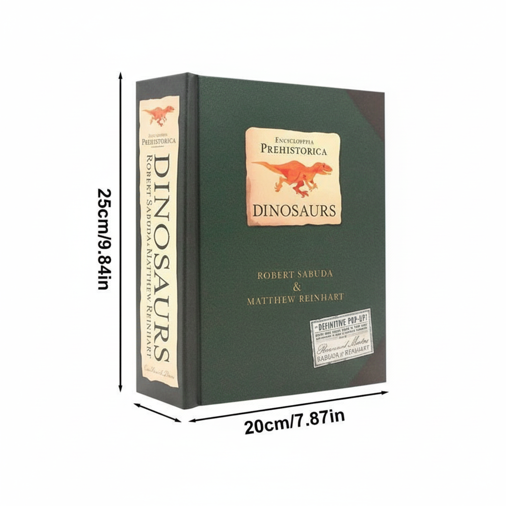 Interactive 3D Pop-Up Jurassic Storybook for Children