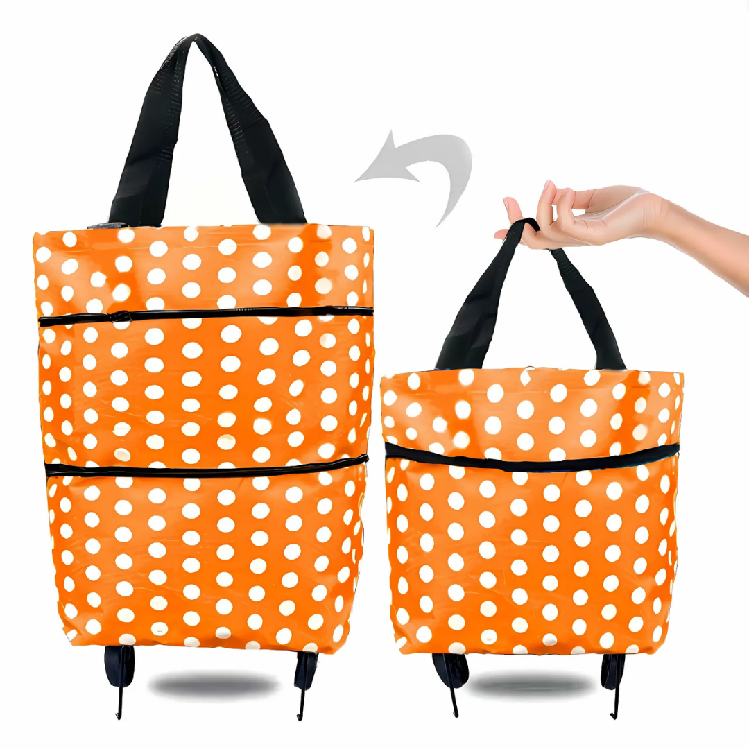 Wheeled Foldable Shopping Cart