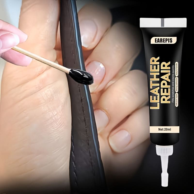 Black PU Leather Repair Cream for Edges