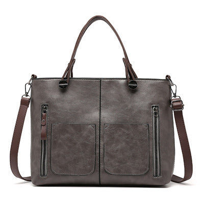Chic Retro-Inspired Handbag for Women with Adjustable Strap