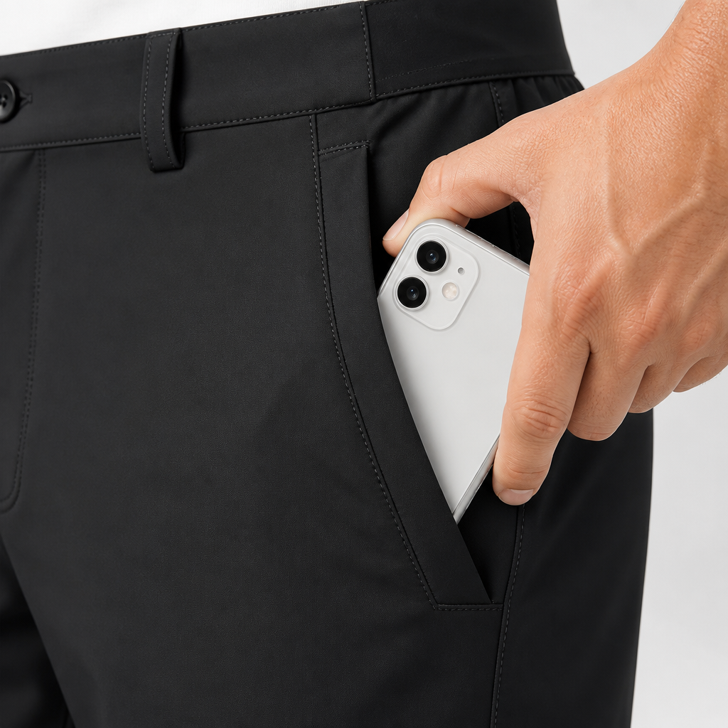 PrimeVera™ – Fast-Dry Stretch Golf Shorts Featuring Multi-Pocket Design