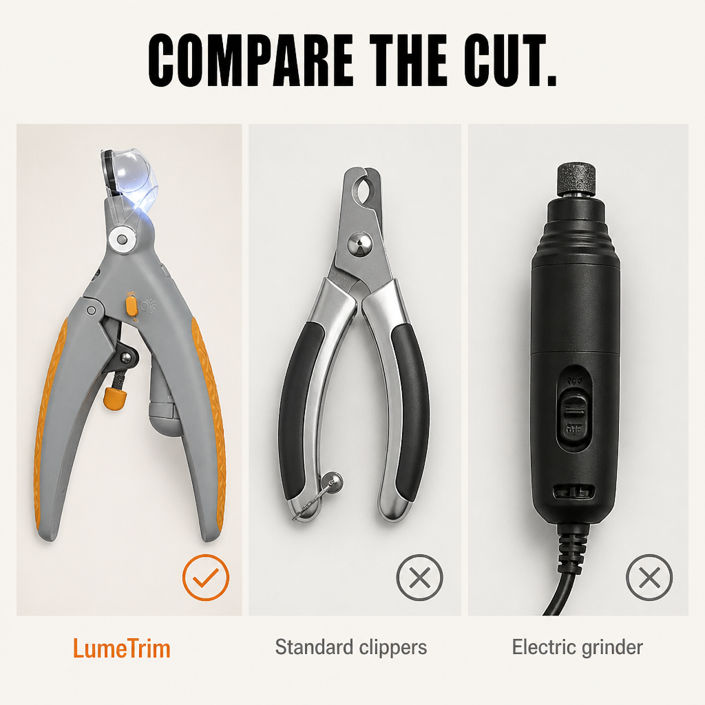 LumeTrim™ — Reveal the Bloodline and Trim Pet Nails Without Worry