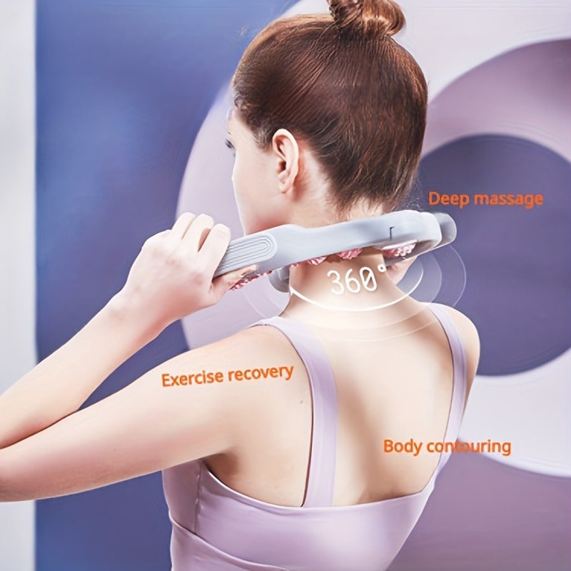 14-Roller Massage Tool for Deep Muscle Relaxation