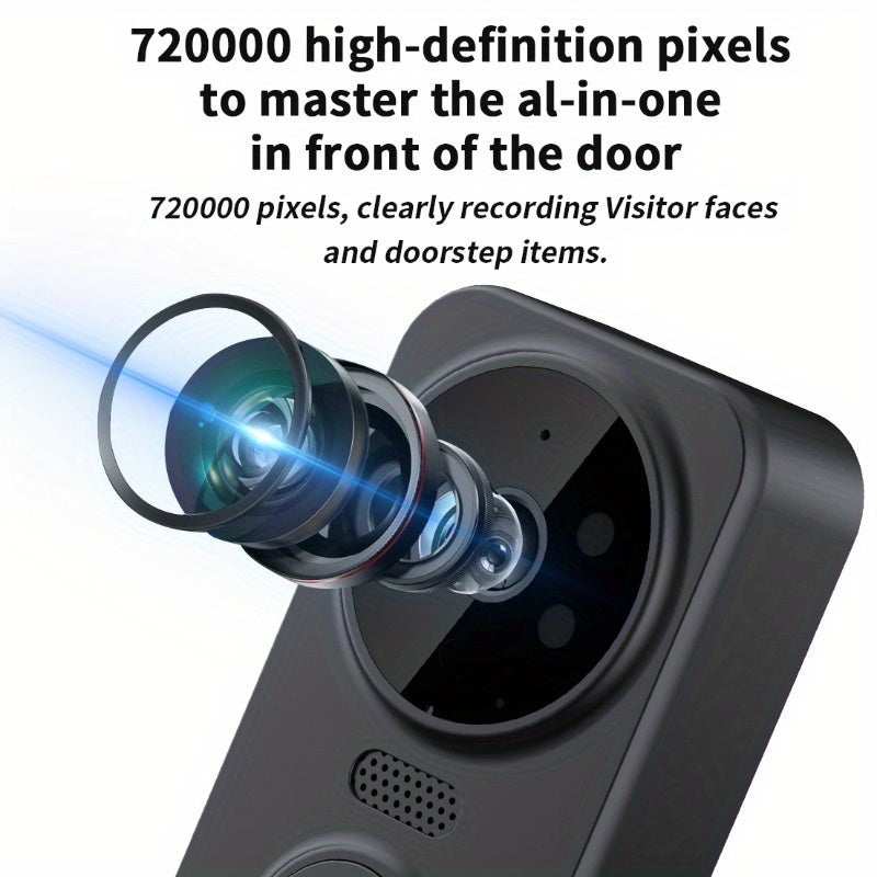 HD Camera Wireless Doorbell with 4.3 Inch Indoor Display