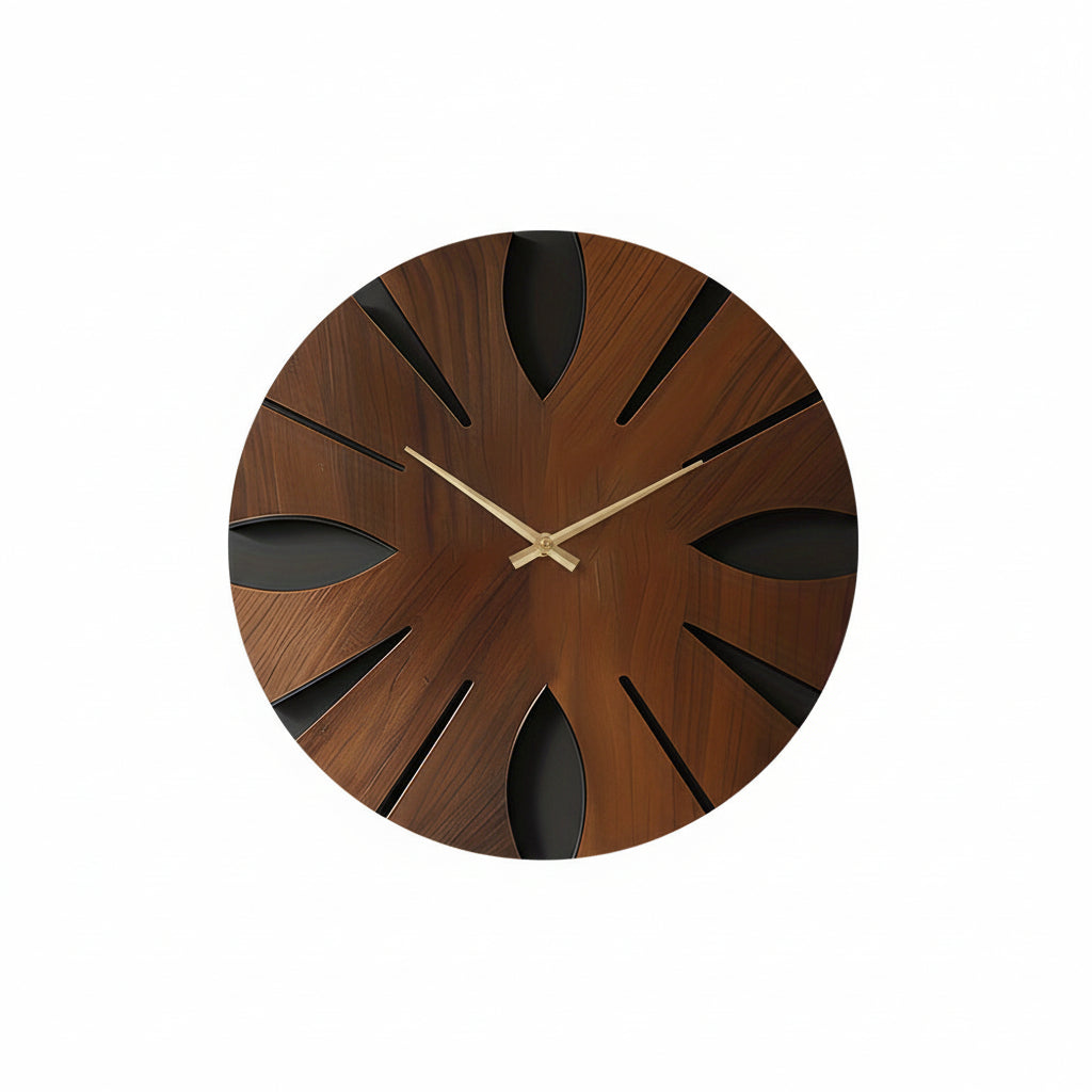 Heritage Charm - Quiet Round Wall Clock for Home Decor