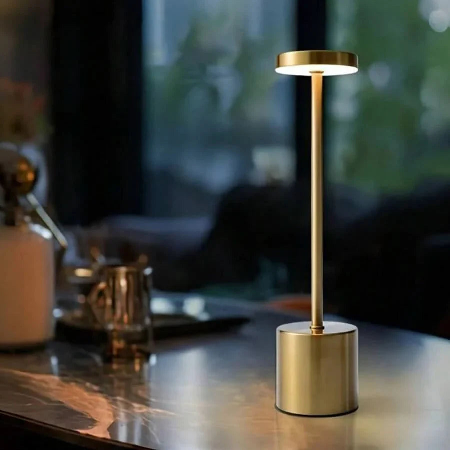 Portable LED Desk Lamp with Dimmable Light for Indoor and Outdoor Use