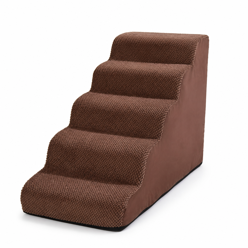 Anti-Slip Detachable & Washable Pet Stairs (5-Step)