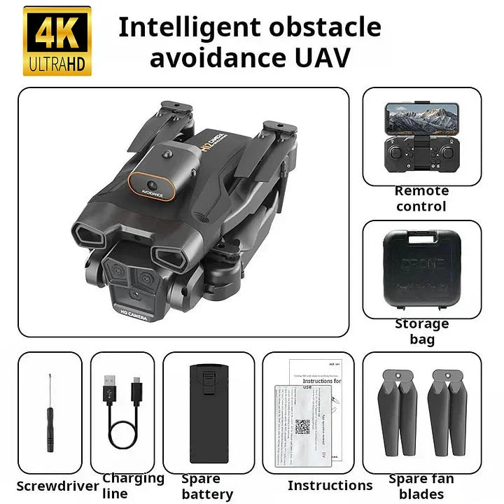 Drone with 4K Camera, Obstacle Avoidance, and Home Return Feature