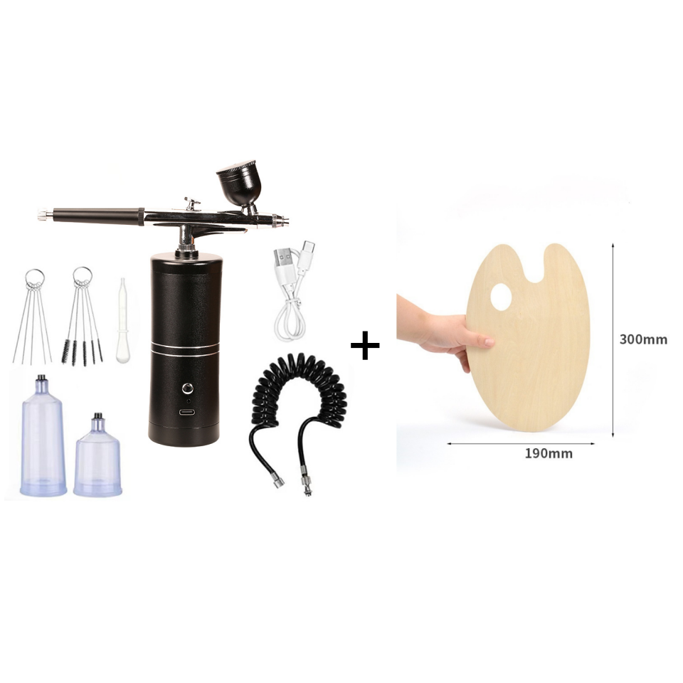 Precision Nozzle Wireless Airbrush Spray Gun